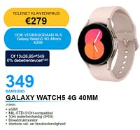 Samsung galaxy watch5 4g 40mm-Samsung