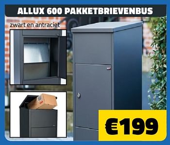 Promoties Allux 600 pakketbrievenbus - Allux - Geldig van 05/09/2022 tot 30/09/2022 bij Bouwcenter Frans Vlaeminck