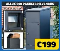 Allux 600 pakketbrievenbus-Allux