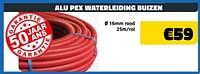 Alu pex waterleiding buizen 16mm rood-Huismerk - Bouwcenter Frans Vlaeminck