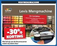 Levis verfmengmachine -30% korting-Levis