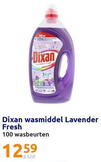 Promoties Dixan wasmiddel lavender fresh - Dixan - Geldig van 07/09/2022 tot 13/09/2022 bij Action