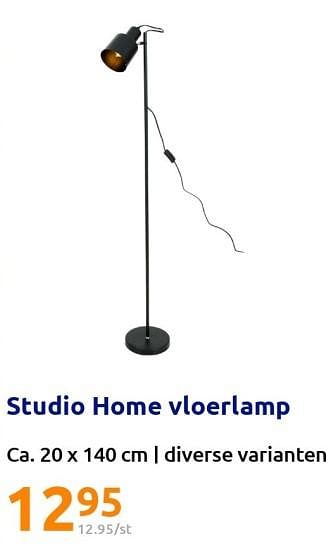Promoties Studio home vloerlamp - Studio Home - Geldig van 07/09/2022 tot 13/09/2022 bij Action