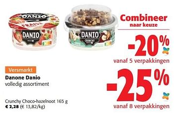 Promoties Danone danio crunchy choco-hazelnoot - Danone - Geldig van 07/09/2022 tot 20/09/2022 bij Colruyt