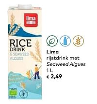 Lima rijstdrink met seaweed algues-Lima