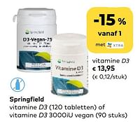 Springfield vitamine d3-Springfield