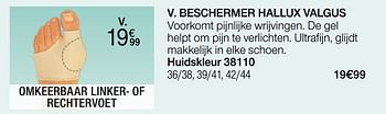 Promoties Beschermer hallux valgus - Epitact - Geldig van 01/10/2022 tot 15/12/2022 bij Damart