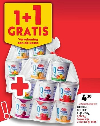 Promoties Yoghurt de lelie - De Lelie - Geldig van 07/09/2022 tot 13/09/2022 bij Match