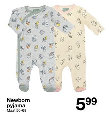 Promoties Newborn pyjama - Huismerk - Zeeman  - Geldig van 10/09/2022 tot 16/09/2022 bij Zeeman