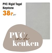 Pvc rigid tegel keystone-Huismerk - Kwantum