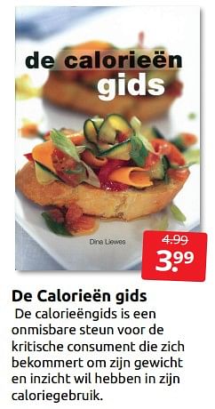 Promoties De calorieën gids - Huismerk - Boekenvoordeel - Geldig van 10/09/2022 tot 18/09/2022 bij BoekenVoordeel