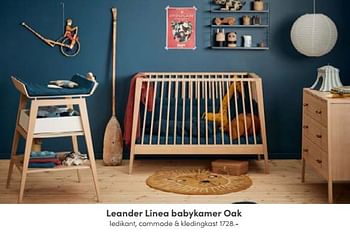 Promoties Leander linea babykamer oak - Leander - Geldig van 11/09/2022 tot 17/09/2022 bij Baby & Tiener Megastore