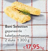 Boni selection gepaneerde kabeljauwhaasjes-Boni