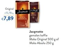 Jacqmotte gemalen koffie moka original-JACQMOTTE