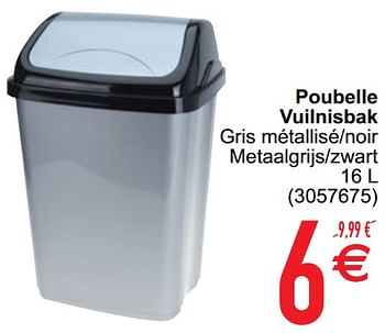 Promoties Poubelle vuilnisbak - Huismerk - Cora - Geldig van 13/09/2022 tot 26/09/2022 bij Cora