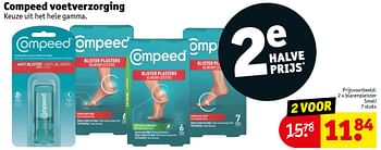 Promoties Blarenpleister small - Compeed - Geldig van 13/09/2022 tot 25/09/2022 bij Kruidvat