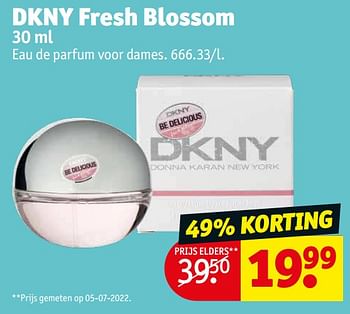 Promoties Dkny fresh blossom edp - DKNY - Geldig van 13/09/2022 tot 25/09/2022 bij Kruidvat