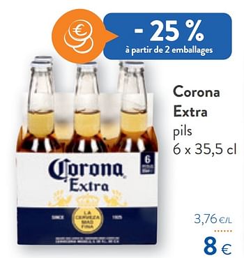 Promotions Corona extra pils - Corona - Valide de 21/09/2022 à 04/10/2022 chez OKay