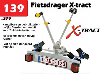 Promoties Fietsdrager x-tract - X-tract - Geldig van 01/09/2022 tot 25/09/2022 bij Itek