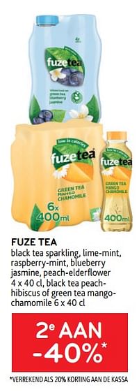 Fuze tea 2e aan -40%-FuzeTea