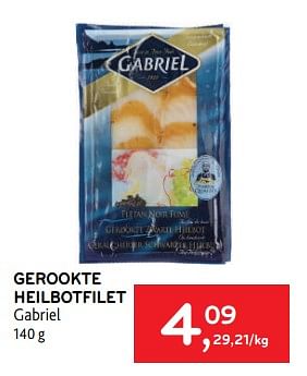 Promoties Gerookte heilbotfilet gabriel - Gabriel - Geldig van 21/09/2022 tot 04/10/2022 bij Alvo