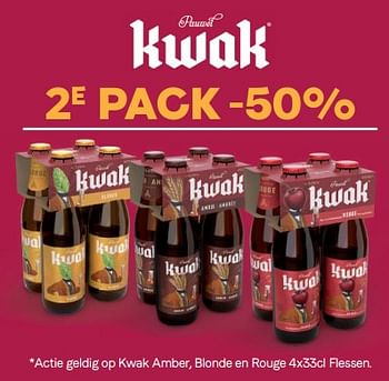 Promoties Kwak 2e pack -50% - Kwak - Geldig van 21/09/2022 tot 04/10/2022 bij Alvo
