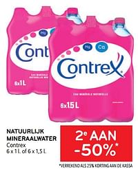 Natuurlijk mineraalwater contrex 2e aan -50%-Contrex