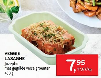 Promoties Veggie lasagne jozephine - Jozephine - Geldig van 21/09/2022 tot 04/10/2022 bij Alvo