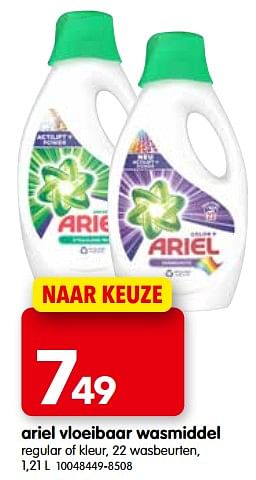Promoties Ariel vloeibaar wasmiddel - Ariel - Geldig van 12/09/2022 tot 26/09/2022 bij yess!