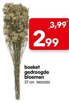 Promoties Boeket gedroogde bloemen - Huismerk - Yess - Geldig van 12/09/2022 tot 26/09/2022 bij yess!