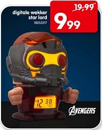 Digitale wekker star lord-Avengers