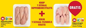 Promoties Kippenborstfilets - Huismerk - Delhaize - Geldig van 15/09/2022 tot 21/09/2022 bij Delhaize