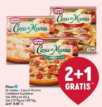 Promoties Pizza dr. oetker - casa di mamma - Dr. Oetker - Geldig van 15/09/2022 tot 21/09/2022 bij Delhaize