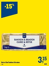 Metro chef bakken + braden-Huismerk - Makro