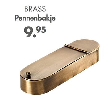 Promoties Brass pennenbakje - Huismerk - Casa - Geldig van 12/09/2022 tot 30/10/2022 bij Casa