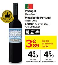 Portugal lissabon mosaico de portugal rood, 2019-Rode wijnen