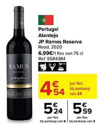 Portugal alentejo jp ramos reserva rood, 2020-Rode wijnen