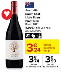 Australië south east little eden pinot noir rood, 2021-Rode wijnen