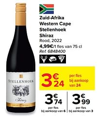 Zuid-afrika western cape stellenhoek shiraz rood, 2022-Rode wijnen