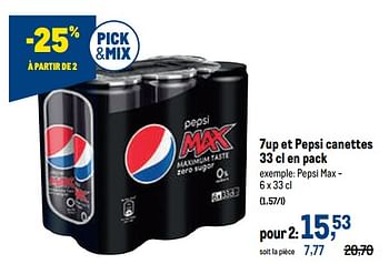 Promoties Pepsi max - Pepsi - Geldig van 21/09/2022 tot 04/10/2022 bij Makro