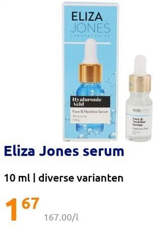 Promoties Eliza jones serum - Eliza Jones - Geldig van 14/09/2022 tot 20/09/2022 bij Action