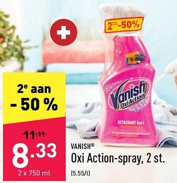Promoties Oxi action-spray - Vanish - Geldig van 19/09/2022 tot 30/09/2022 bij Aldi