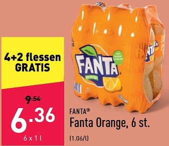 Promoties Fanta orange - Fanta - Geldig van 19/09/2022 tot 30/09/2022 bij Aldi