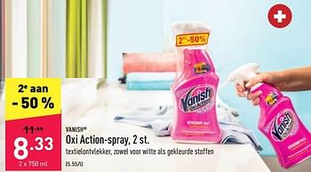 Promoties Oxi action-spray - Vanish - Geldig van 23/09/2022 tot 30/09/2022 bij Aldi