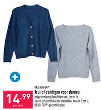 Trui of cardigan voor dames-UP2Fashion