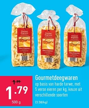 Promotions Gourmetdeegwaren - Produit maison - Aldi - Valide de 19/09/2022 à 30/09/2022 chez Aldi