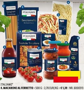 Promoties Macaroni al ferretto - Italiamo - Geldig van 19/09/2022 tot 24/09/2022 bij Lidl