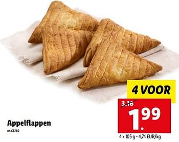 Promoties Appelflappen - Huismerk - Lidl - Geldig van 19/09/2022 tot 24/09/2022 bij Lidl