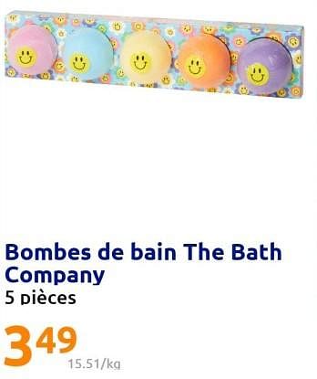 Promotions Bombes de bain the bath company - The Bath Company - Valide de 14/09/2022 à 20/09/2022 chez Action