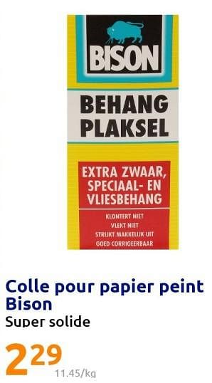 Promotions Colle pour papier peint bison - Bison - Valide de 14/09/2022 à 20/09/2022 chez Action